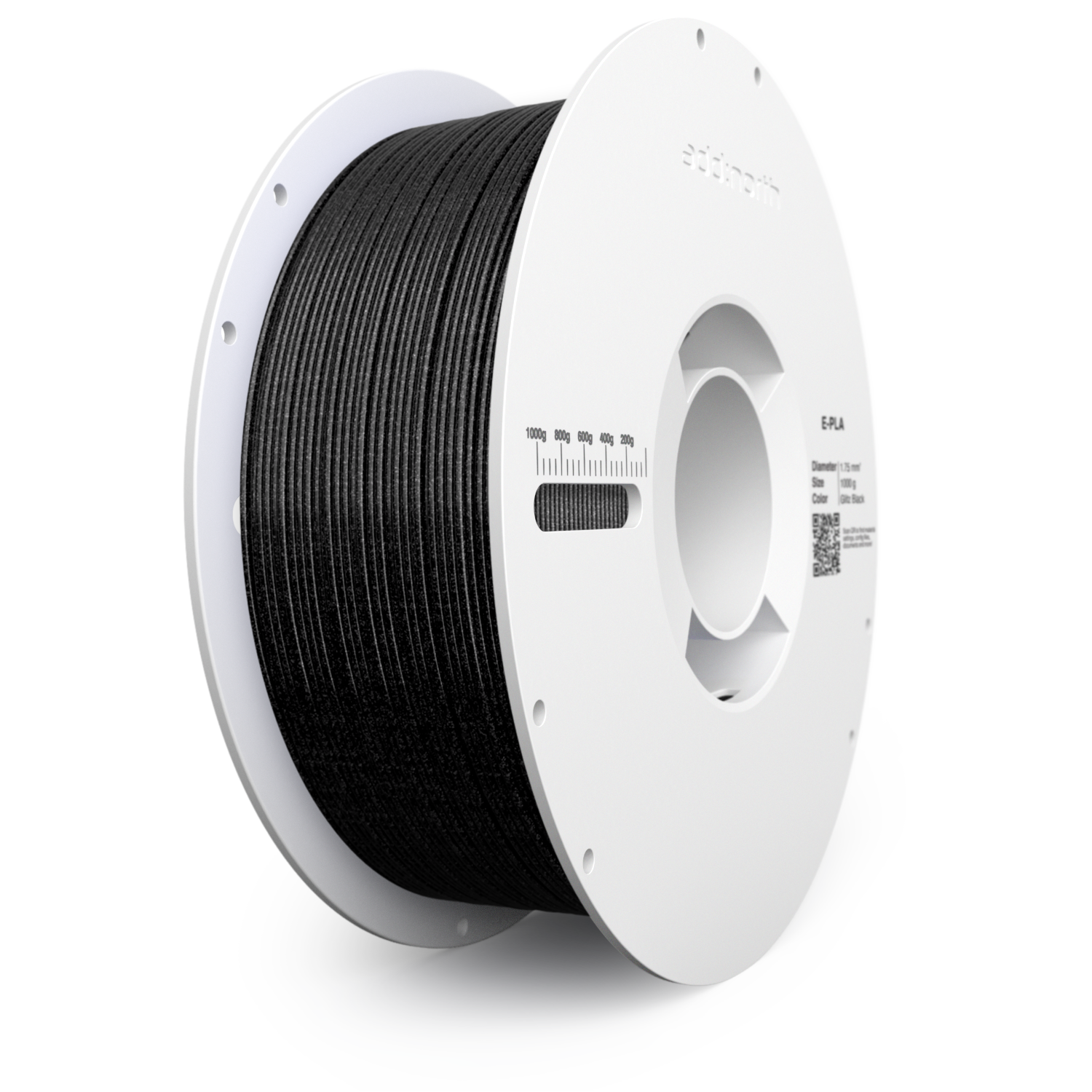 Addnorth Addnorth - E-PLA Addnorth - Glitz Black - 1.75 mm - 1000 g