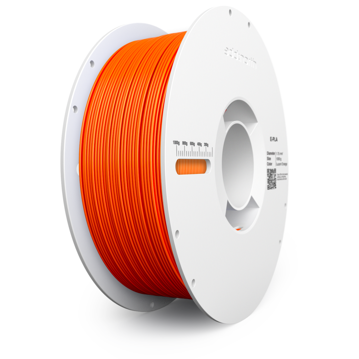 Addnorth Addnorth - E-PLA Addnorth - Lucent Orange - 1.75 mm - 1000 g