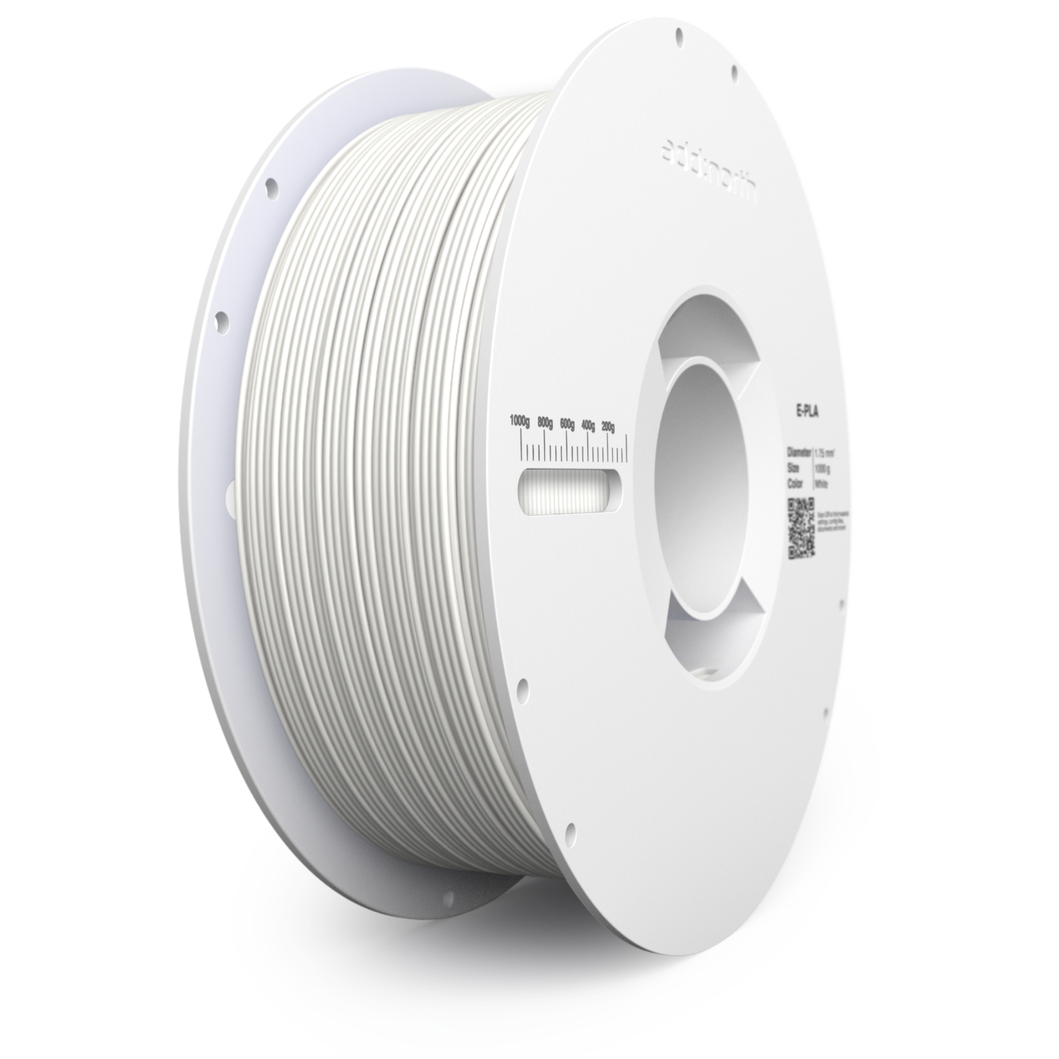 Addnorth Addnorth - E-PLA Addnorth - White - 1.75 mm - 1000 g
