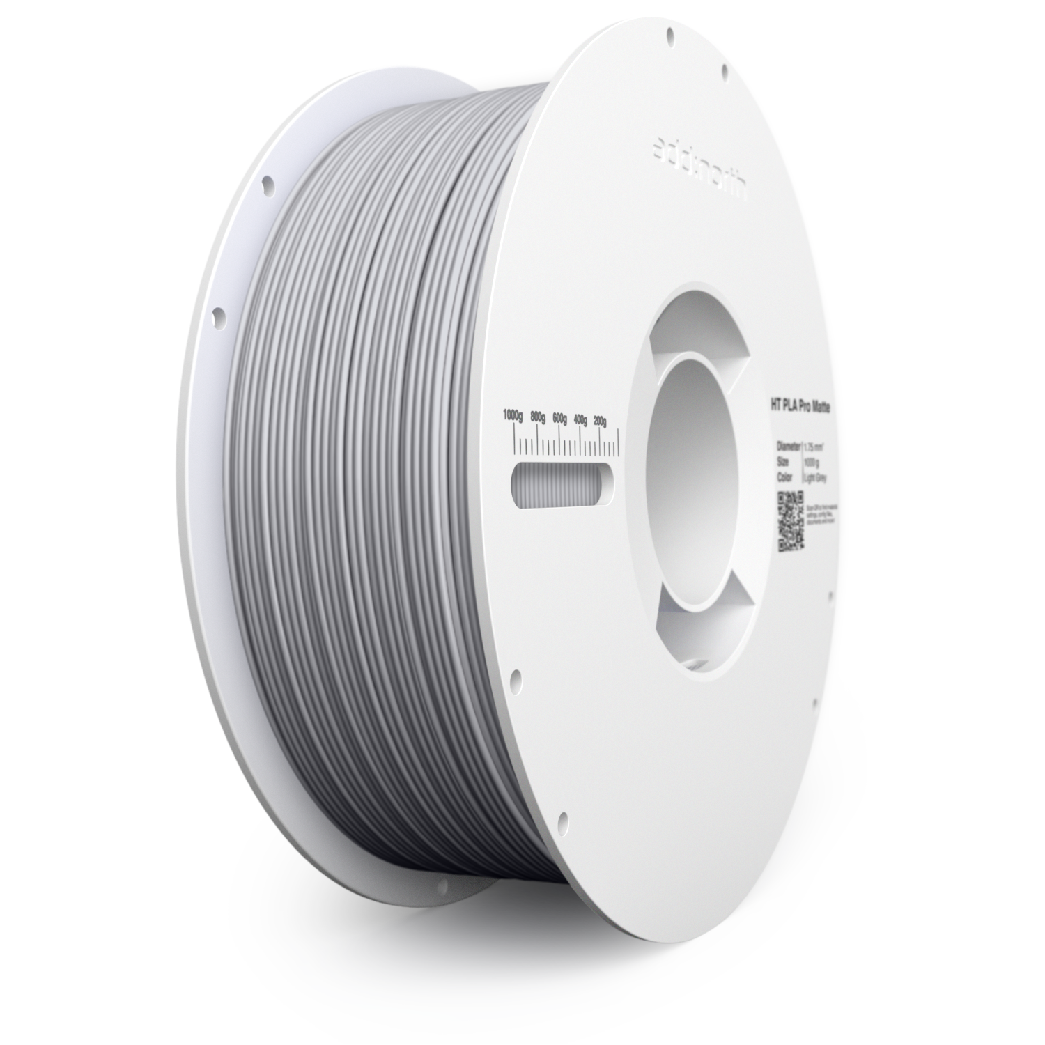 Addnorth Addnorth - HT-PLA Pro Matte Addnorth - Light Grey - 1.75 mm - 1000 g