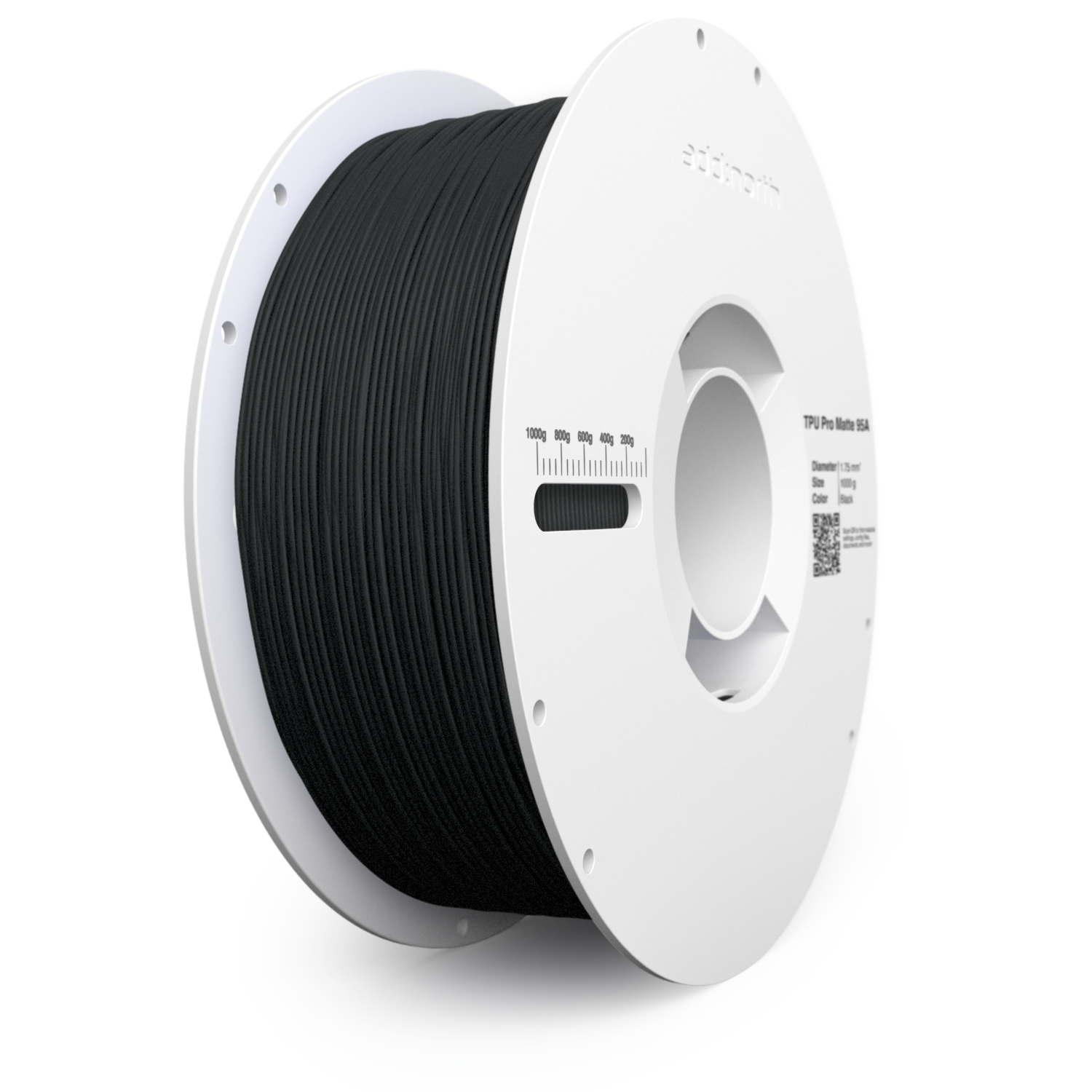 Addnorth Addnorth - TPU Pro Matte 95A Addnorth - Black - 1.75 mm - 1000 g