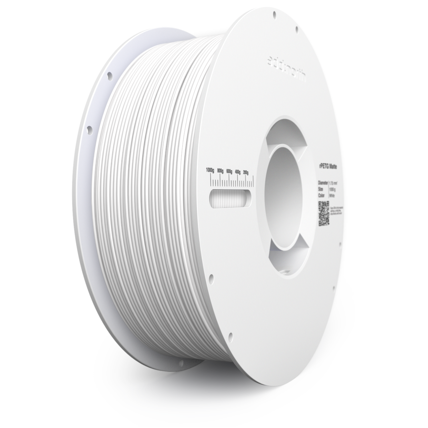 Addnorth Addnorth - rPETG Matte Addnorth - White - 1.75 mm - 1000 g